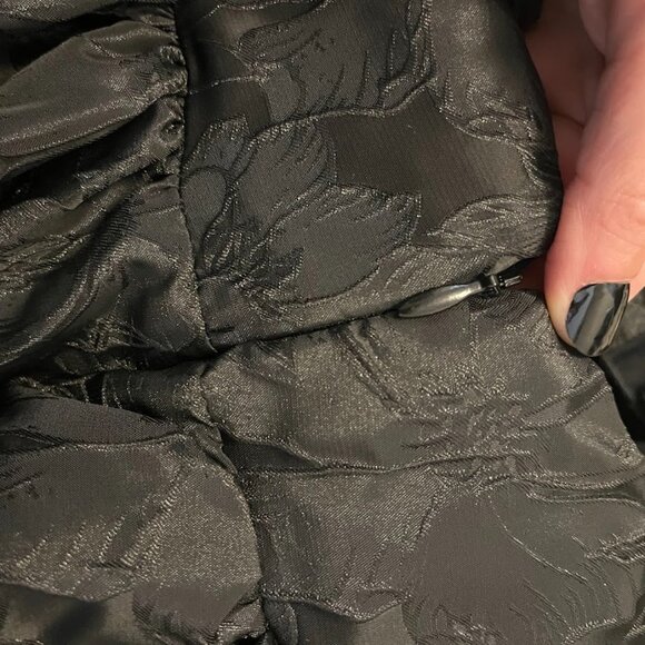 For Love and Lemons Faith Mini Dress M Black Floral Jacquard NWT - Picture 3 of 7